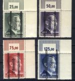 Österreich 693-696 Ecke Eckrand postfrisch gepr. VÖB - Grazer Ausgabe