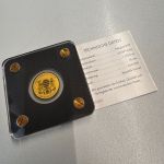 Goldmünze TSCHAD 2020 - 1/500 Oz Gold 999 - Frauenkirche / Dresden