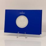MEISSEN Porzellan Medaille - 200. Geburtstag Ernst August Leuteritz - 2018