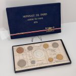 FRANKREICH Monnaie de Paris KMS - Fleurs de Coins 1974 - 1 cent - 50 Francs