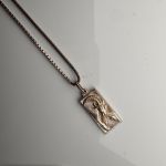 VENEZIANERKETTE Steinbock 925 SILBER 38cm Silberkette - Sternzeichen Zodiac