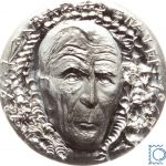 Salvatore Dali (1904-1989) - Silbermedaille Konrad Adenauer