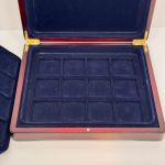 MDM Münzkassette Schatulle für verkapselte Münzen - mit drei Tableaus gebraucht