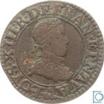 Frankreich Double Tournois 1614 A Paris, Louis XIII