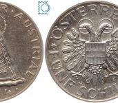 Österreich, 5 Schilling 1934 - Magna Mater | Madonna von Mariazell