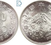 Japan 1000 Yen 1964 Hirohito - Olympischen Sommerspiele Tokio