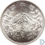 Japan 1000 Yen 1964 Hirohito - Olympischen Sommerspiele Tokio