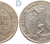 Hessen Kassel, 1/6 Taler 1769 F.U. , Friedrich II. (1760-1785)