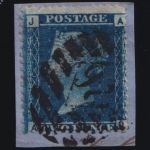 Großbritannien MiNr. 17 Y Platte 12 gestempelt – Königin Viktoria 22.12.1868