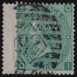 Großbritannien MiNr. 27 Pl. 4 mit Breitrand gestempelt – Königin Viktoria