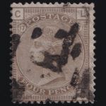 Großbritannien MiNr. 52 Pl. 17 gestempelt – Königin Viktoria 15.8.1880