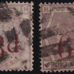 Großbritannien MiNr. 70-71 gestempelt – Königin Viktoria 1883