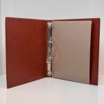 KOBRA Combi Ringbinder BRAUN - 265 x 310 mm - 4-Ring-Mechanik - gebraucht