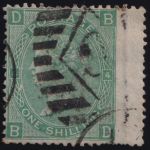 Großbritannien MiNr. 27 Pl. 4 gestempelt – Königin Viktoria – 19.1.1865