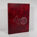 PHILSWISS Krause Ringbinder BRIEFTAUBE für Postkarten + 33 Hüllen