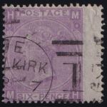 Großbritannien MiNr. 29 Pl. 6 mit Breitrand gestempelt – Königin Viktoria