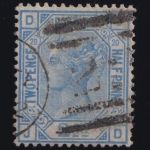 Großbritannien MiNr. 51 Pl. 20 Z kopfstehendes Wasserzeichen! gestempelt