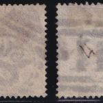 Großbritannien MiNr. 70-71 gestempelt – Königin Viktoria 1883 Aufdrucke