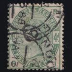 Großbritannien MiNr. 77 gestempelt – Königin Viktoria 1.4.1884