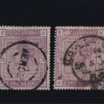 Großbritannien MiNr. 82a + 82b gestempelt – Königin Viktoria 1883