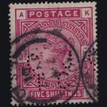 Großbritannien MiNr. 83 A-K gestempelt – Königin Viktoria Postage & Revenue