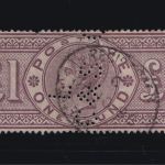 Großbritannien MiNr. 85 gez. K14 gestempelt – Königin Viktoria Postage 1£