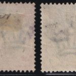 Großbritannien MiNr. 100-01 gestempelt – Königin Viktoria 11. Juli 1900
