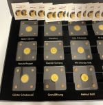 12 Goldmünzen je 1/500 Oz Gold 999 - 30 Jahre Mauerfall - Sammlung komplett