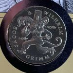 DDR Numisbrief 20 Mark 1986 - Gebrüder Grimm - Worbes 35b - SEHR SELTEN!