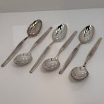 WMF MADRID 90er Silberauflage - 6x Löffel / Suppenlöffel - 20cm
