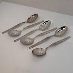 WMF MADRID 90er Silberauflage - 6x Löffel / Suppenlöffel - 20cm