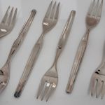 WMF MADRID 90er Silberauflage - 6x Kuchengabeln / Gabeln klein - 15,6cm