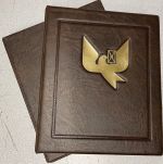PHILSWISS - KRAUSE - Ringbinder braun Goldprägung + Klarsichthüllen AUSWÄHLEN