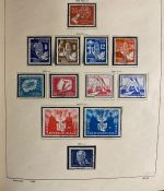 DDR Sammlung gestempelt - 1949-1974 nahezu komplett auf Vordruck im Klemmbinder