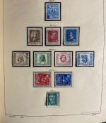 DDR Sammlung gestempelt - 1949-1974 nahezu komplett auf Vordruck im Klemmbinder