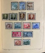 DDR Sammlung gestempelt - 1949-1974 nahezu komplett auf Vordruck im Klemmbinder