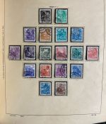 DDR Sammlung gestempelt - 1949-1974 nahezu komplett auf Vordruck im Klemmbinder