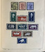 DDR Sammlung gestempelt - 1949-1974 nahezu komplett auf Vordruck im Klemmbinder