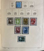 DDR Sammlung gestempelt - 1949-1974 nahezu komplett auf Vordruck im Klemmbinder