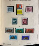 DDR Sammlung gestempelt - 1949-1974 nahezu komplett auf Vordruck im Klemmbinder