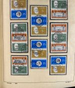 DDR Sammlung gestempelt - 1949-1974 nahezu komplett auf Vordruck im Klemmbinder