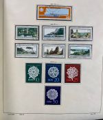 DDR Sammlung gestempelt - 1949-1974 nahezu komplett auf Vordruck im Klemmbinder