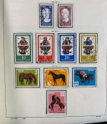 DDR Sammlung gestempelt - 1949-1974 nahezu komplett auf Vordruck im Klemmbinder