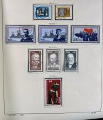 DDR Sammlung gestempelt - 1949-1974 nahezu komplett auf Vordruck im Klemmbinder