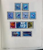 DDR Sammlung gestempelt - 1949-1974 nahezu komplett auf Vordruck im Klemmbinder