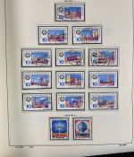 DDR Sammlung gestempelt - 1949-1974 nahezu komplett auf Vordruck im Klemmbinder