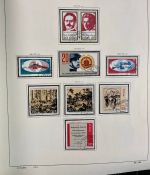 DDR Sammlung gestempelt - 1949-1974 nahezu komplett auf Vordruck im Klemmbinder