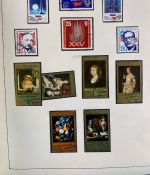 DDR Sammlung gestempelt - 1949-1974 nahezu komplett auf Vordruck im Klemmbinder