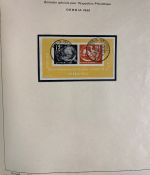 DDR Sammlung gestempelt - 1949-1974 nahezu komplett auf Vordruck im Klemmbinder