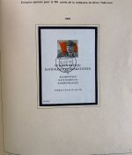 DDR Sammlung gestempelt - 1949-1974 nahezu komplett auf Vordruck im Klemmbinder